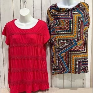 Clearance! ⚠️ One Price! Cable & Gauge and New Directions Top Bundle! Sz L & XL